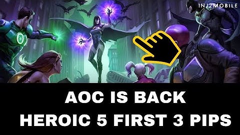 Advent of Chaos Solo Raid is Back | Heroic 5 | Injustice 2 mobile Update 5.0 |