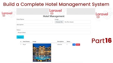 Build a Hotel Management System in Laravel 11 Part 16 | Full Project Tutorial