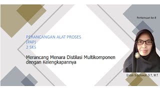 Perancangan MD Multikomponen (PAP#8)