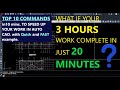 Autocad top 10 Commands for fast working | boost your speed in autocad | tips | Cad Shortcuts