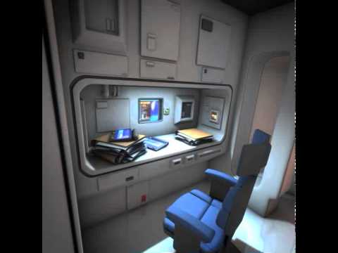 Spaceship Interior Hd 3 3d Model From Cgtrader Com Youtube