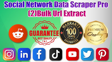 Social Network Data Scraper Pro-02 Url Extract #socialmedia#socialscraper