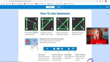 How to Use the Online Geoboard