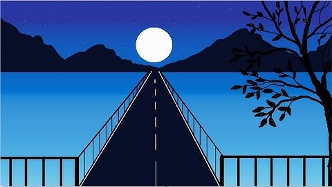 Unique Art Easy Art Bridge evening moment best art