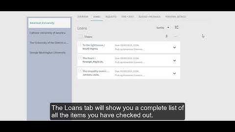 Introduction to My Library Account