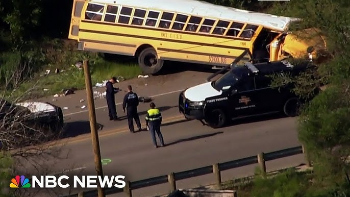 Two People Killed At Least 10 Injured In School Bus Crash