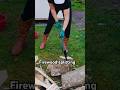 Firewood splitting 千日砍柴一日烧,柴米油盐才是生活.