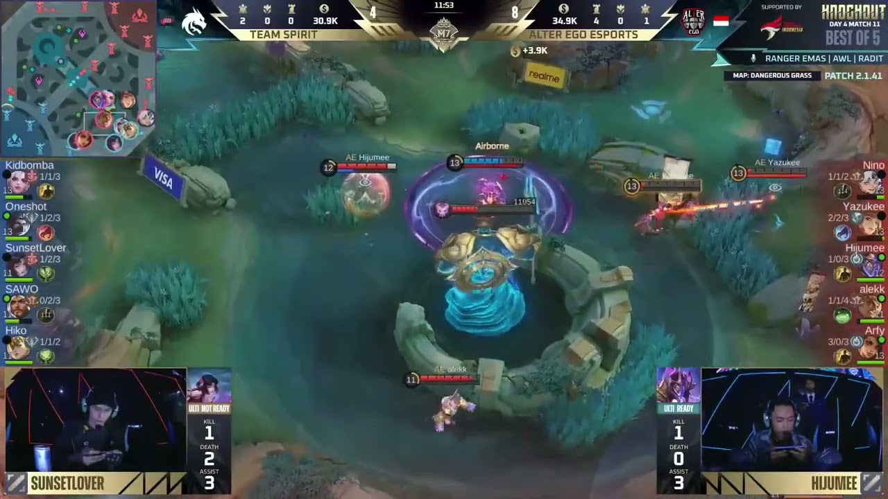 ALTER EGO VS TEAM SPIRIT MATCH 1 LOWER BRACKET KNOCKOUT M7🔥 