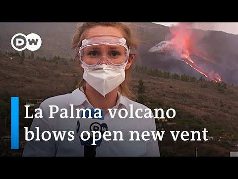 More destruction feared in La Palma as lava pours from new volcano vent - DW News.