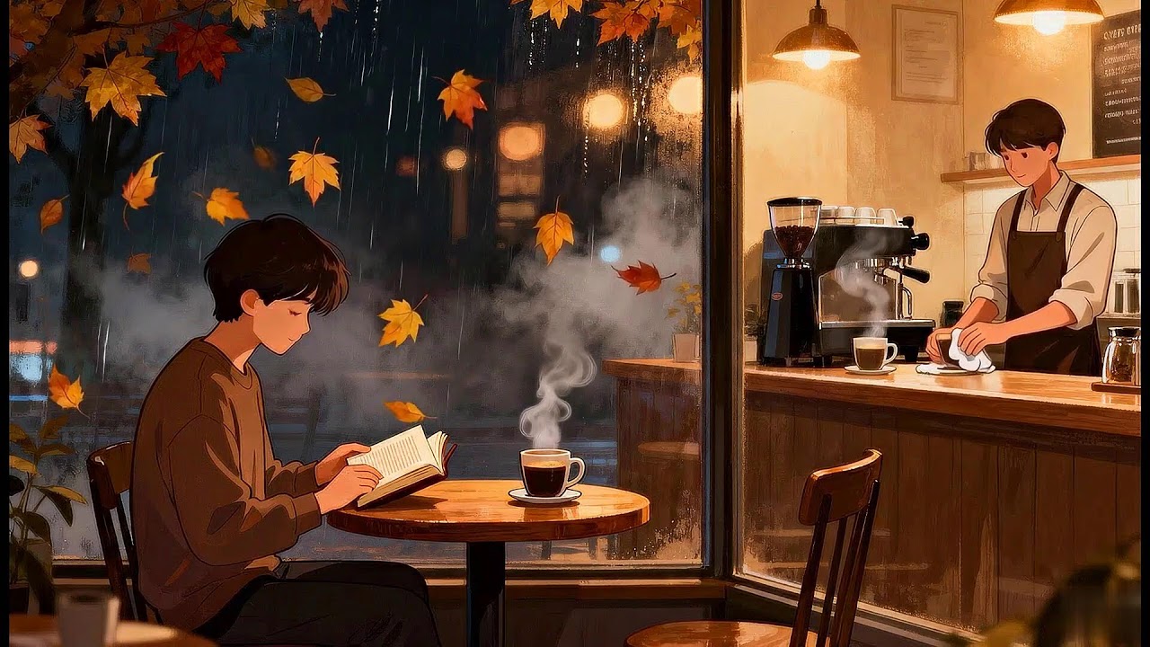Late Night Coffee Shop ☕ Chill Lo-Fi for Study & Work