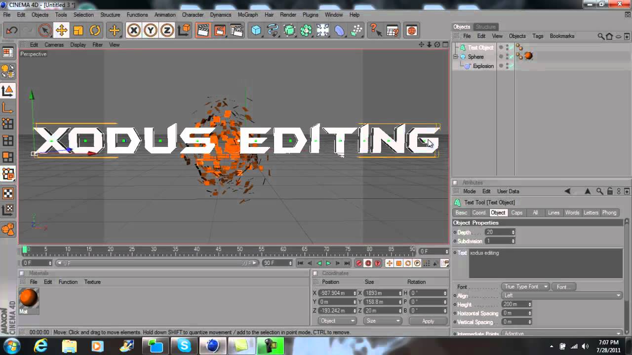 Cinema 4D Tutorial 2 | Basic Intro - YouTube
