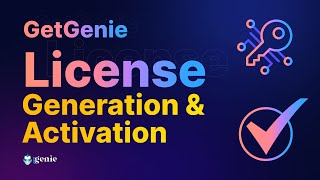 Information How to Generate and Activate GetGenie License || Getting Started with Your GetGenie Subscription Update