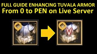 Full Guide Enhancing Tuvala Armor From 0 to PEN on Live Server