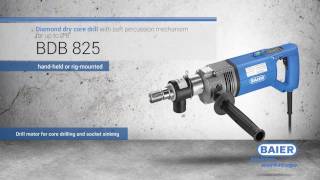BDB825 - Diamond dry core drill with soft percussion mechanism for up to Ø 8" (US) screenshot 5