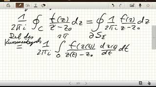 Die Cauchy Integralformel für komplexe Wegintegrale