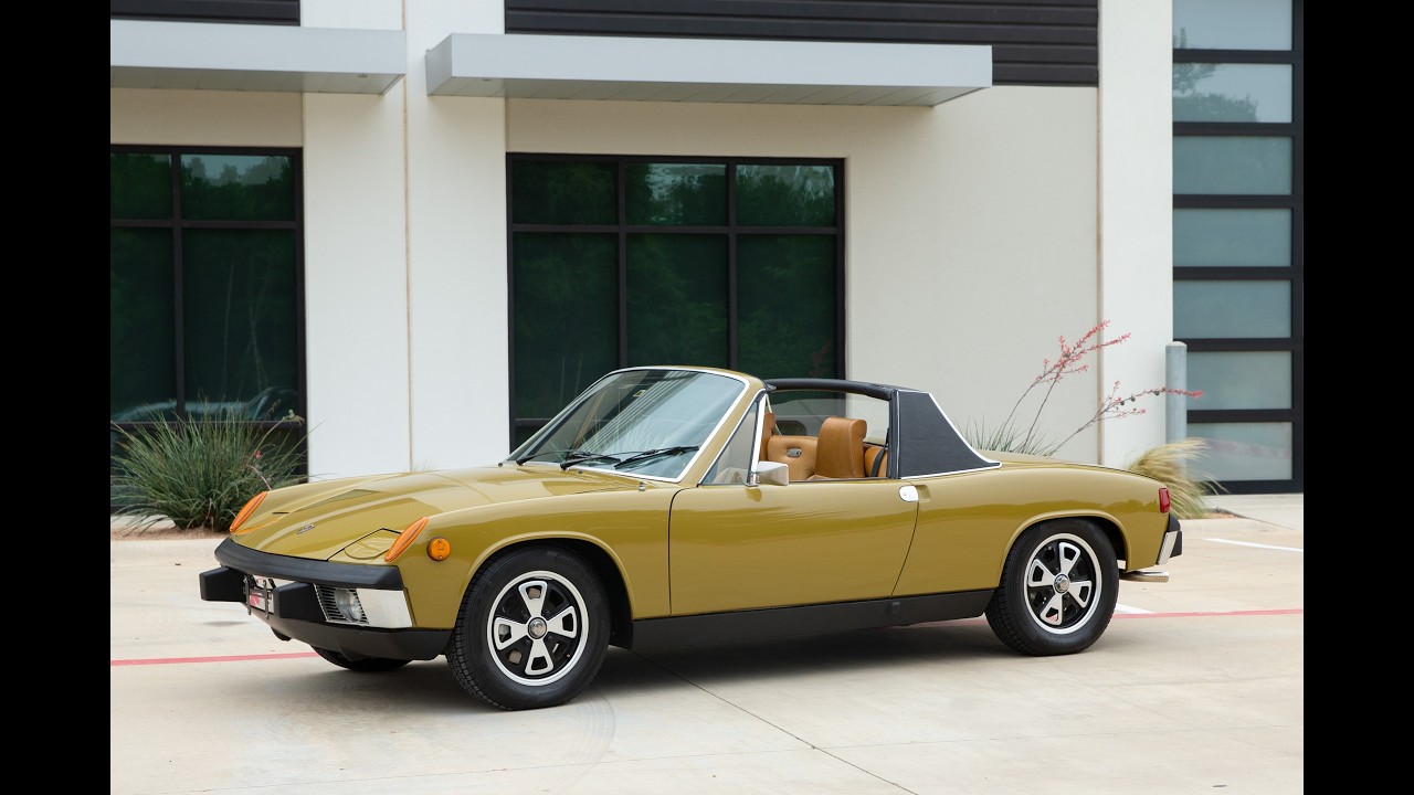 1973 Porsche 914 2.0 | Oliver Green | Restored | For Sale - YouTube