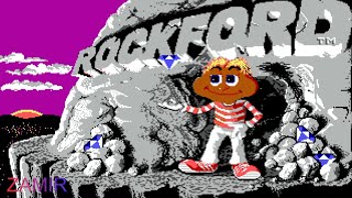 Rockford Game All Levels Full Gameplay - PC Dos Game