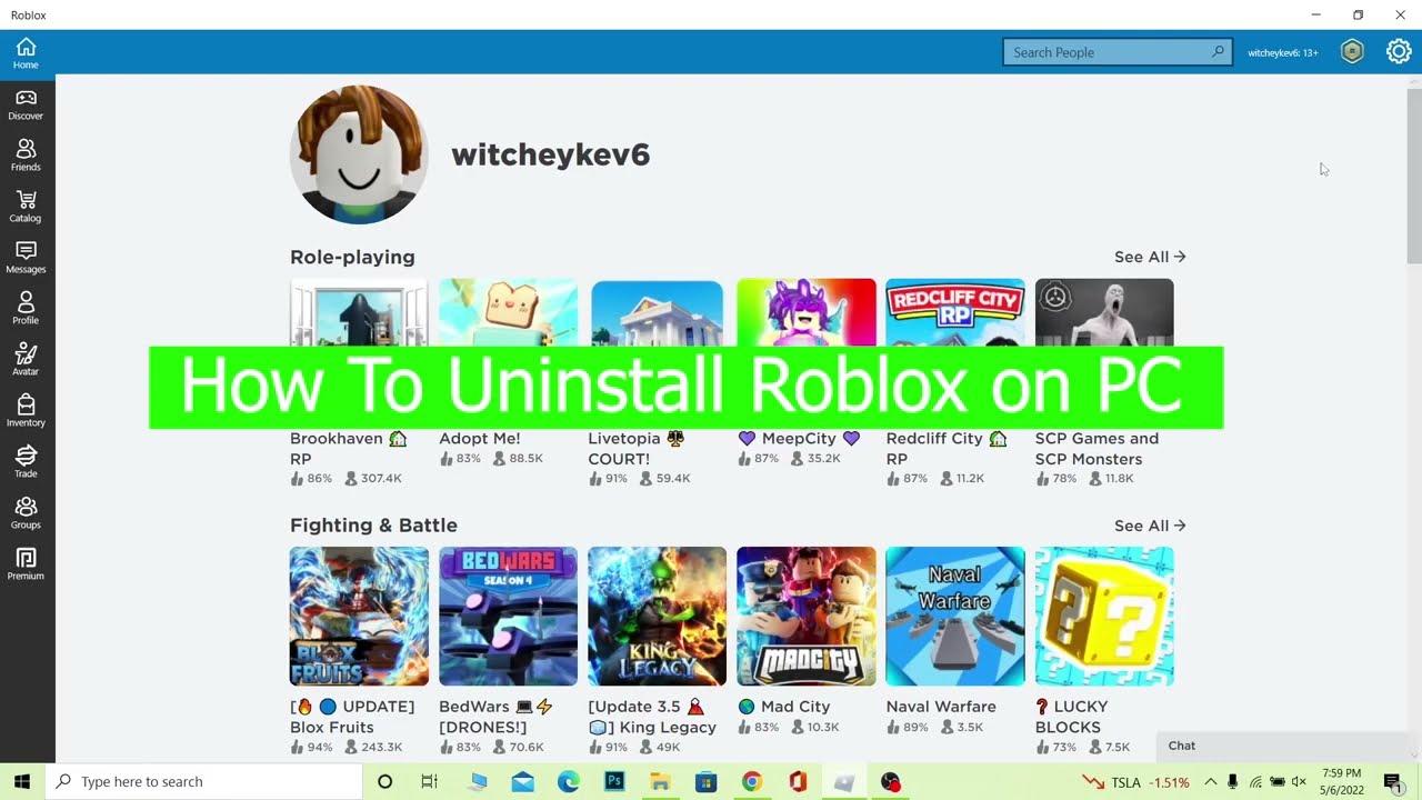 How To Delete And Uninstall Roblox On PC 2022 How To Delete Roblox 