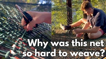 Why was my experimental tree net so hard to weave?