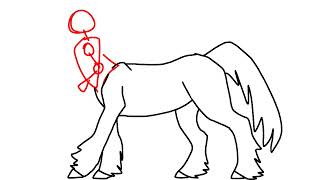 Centaur Run Cycle Practice - FlipaClip