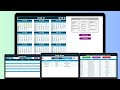 Customer Service Event Calendar in Excel
