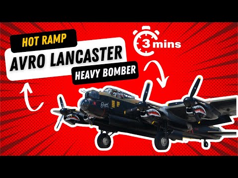 Avro Lancaster Startup and Taxi Hot Ramp