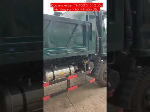 Video Bàn giao xe Ben THACO 5 tấn 2 cầu(THACO FD990-4WD) giá... - youtube