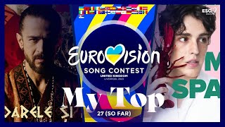 MY TOP 27 (so far) +🇮🇸🇲🇩🇷🇸 • Eurovision Song Contest 2023