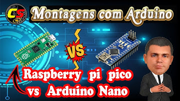 Raspberry pi pico vs Arduino Nano  - Montagens com Arduino (Aula extra)