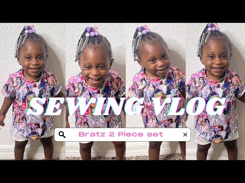 SEWING VLOG| Bratz Two Piece Shorts Set