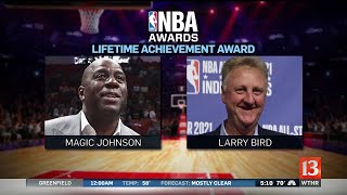 Bird And Johnson Receive Honor