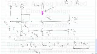 lecture 33 Simple current mirror; cascode current mirror