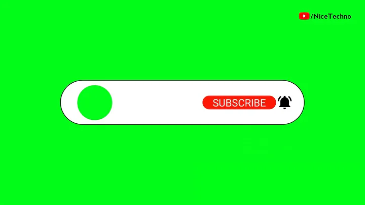 (No Copyright) Subscribe Button Intro | Green Screen | Nice Techno