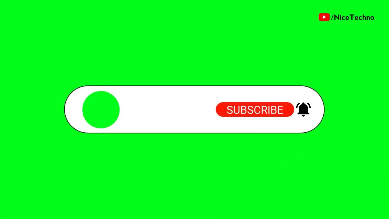 No Copyright Subscribe Button Intro Green Screen Nice Techno Nice Techno