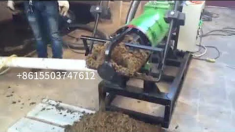 Solid Liquid Separator Machine Manure Dryer Equipment Cow Dung Drying Manure Dewatering Machinery
