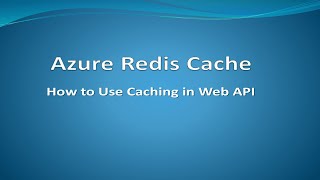 How to Use Redis Caching in ASP.NET Core Web API | Make Your ASP.NET Core Web API Faster with Redis