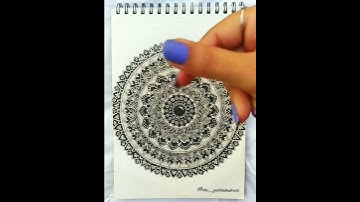 Mandala Transition | Gatha Kukreti | #shorts #mandala #art #transition