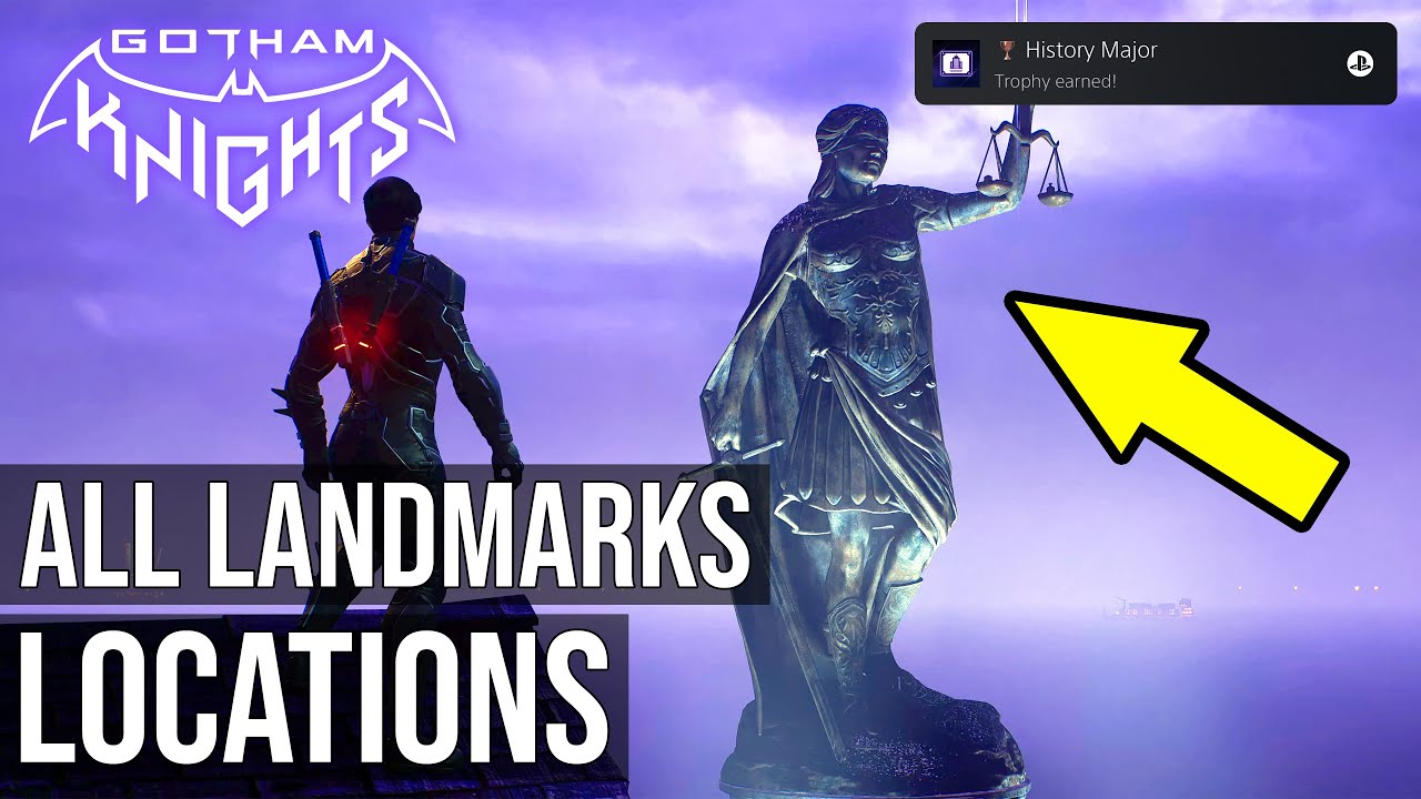 How To Find All Gotham Landmarks In Gotham Knights