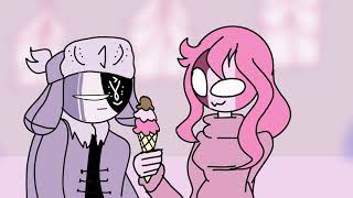 Ruv eats Sarv's ice cream / sarv x ruv / mid-fight masses / Fnf / meme / short Animation
