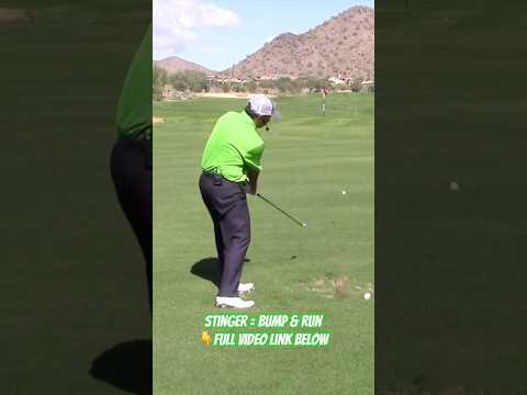 👆▶️ Short remix of a full instructional video on how to hit the stinger. Simple #golf￼￼￼