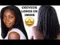 Cheveux PLUS LONGS en 3mois I Challenge routine Capillaire