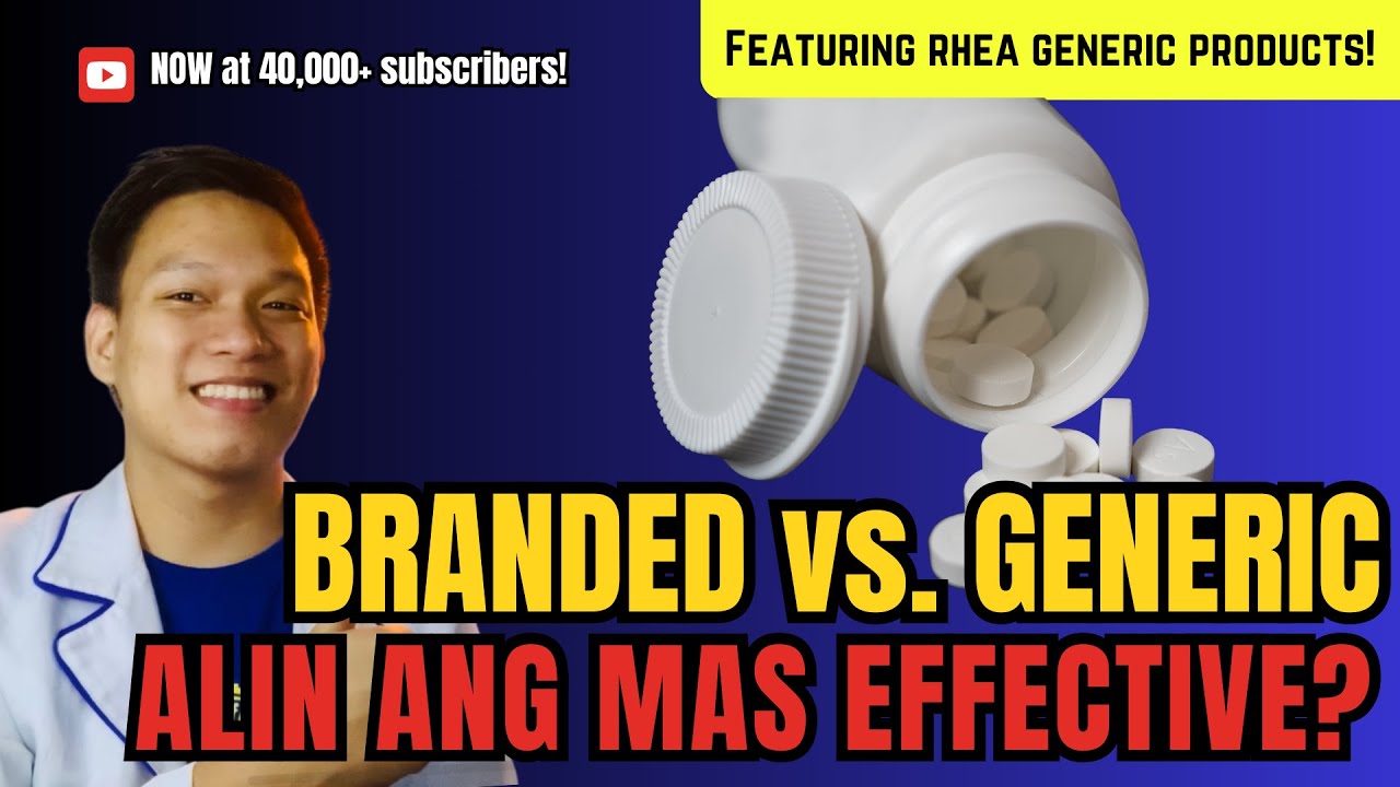 BRANDED vs GENERIC featuring Rhea Generic products! - YouTube