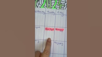 Create a study timetable with my ✨Rule of 3✨ and be prepared for exam season
