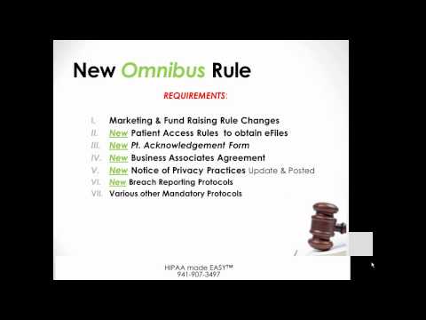 Understanding HIPAA Omnibus