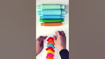 🤑Robot sound of mini pop tube #asmr #poptubesound #satisfying #creative #relaxing #robot #voicings