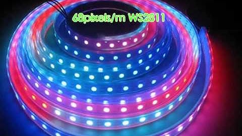 arduino WS2811 led strip .avi