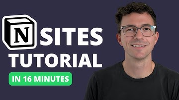 Notion Sites Tutorial for Beginners 2024