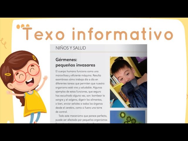Texto informativo | Cómo hacer una infografía para niños - YouTube