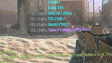 MY ONLINE Mw2 modded lobby after kinect update