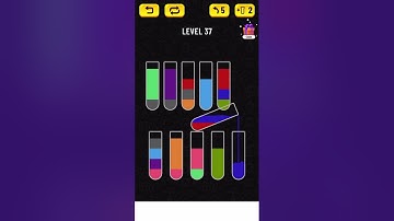 Water sort puzzle level 37